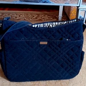 Vera Bradley black tote/ diaper bag.